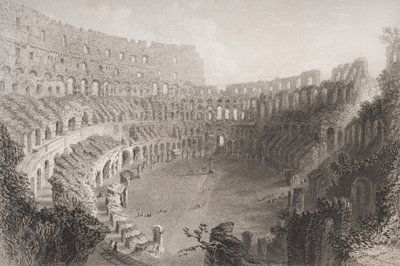 Interior del Coliseo, Roma de English School